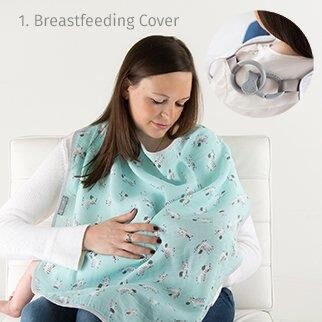 Cheeky Chompers Multimuslin Zebra Dreams