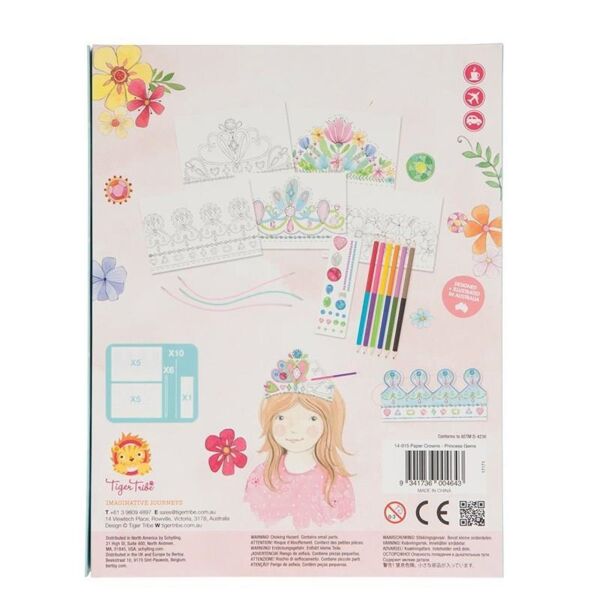 Tiger Tribe Kağıt Taçlar/ Princess Gems