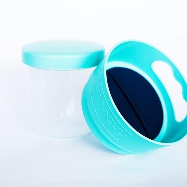 Mamacup Turkuaz Atıştırma Bardağı +Kapak