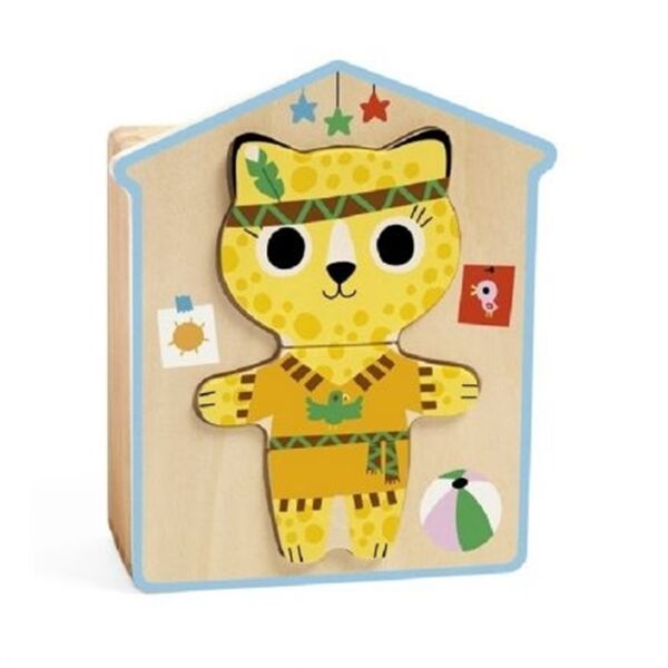 Djeco Ahşap Puzzle / Dressup Mix