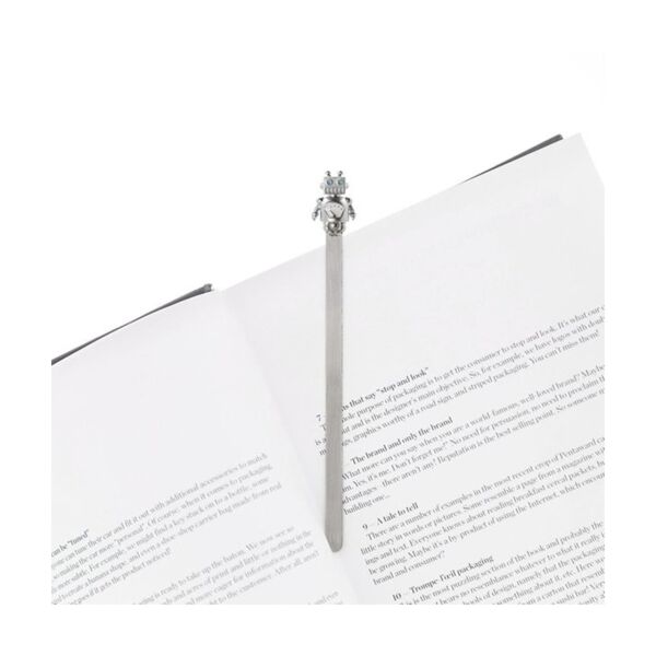 Robot Kitap Ayracı - Gümüş