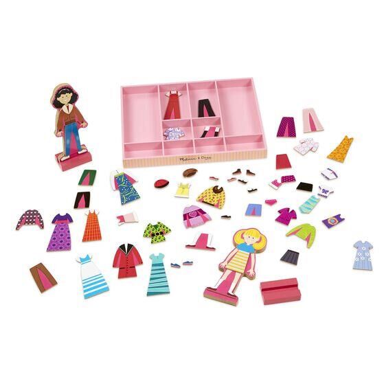Melissa & Doug Ahşap Mıknatıslı Abby ile Emma