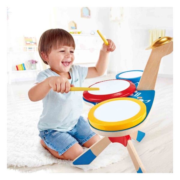 Hape Drum and Cymbal Oyuncak Davul Seti