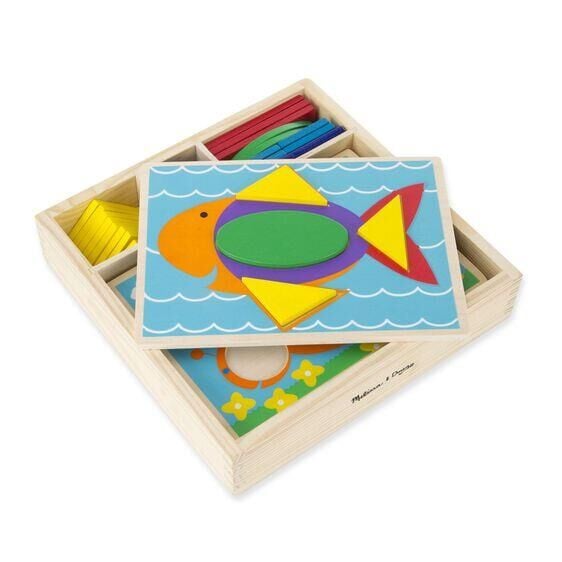 Melissa & Doug Ahşap Şekil Bulmaca
