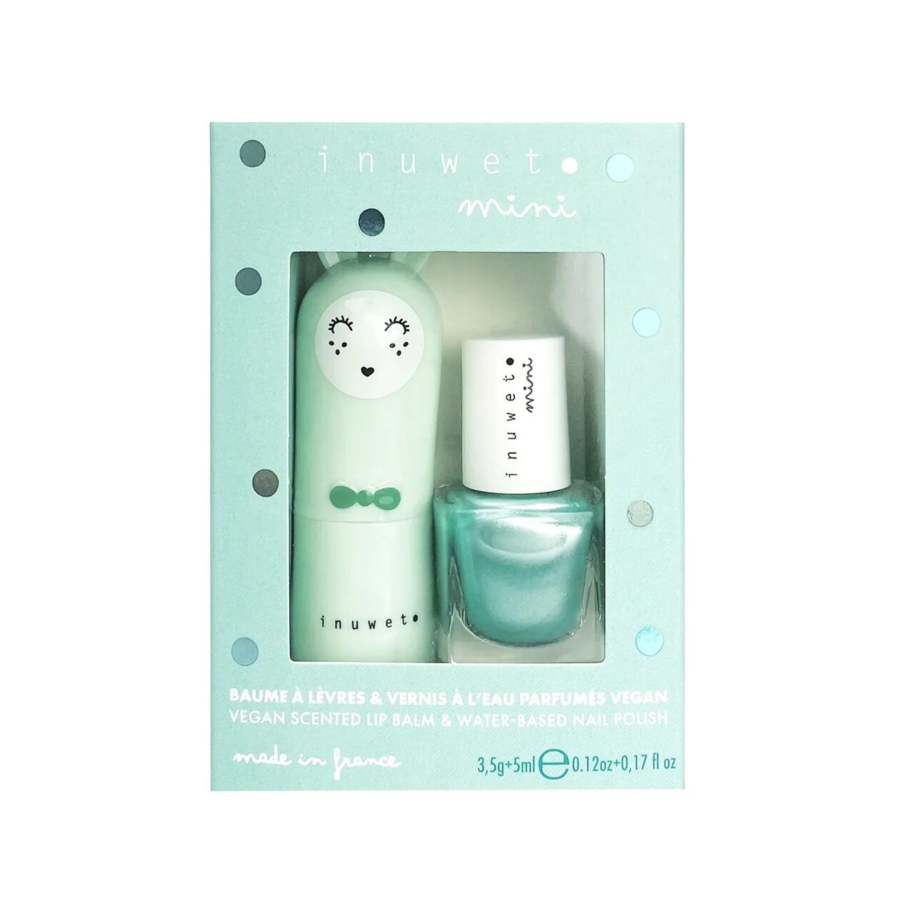 Inuwet Oje ve Dudak Balmı Seti - Aqua