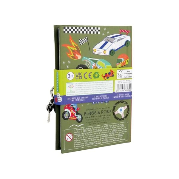 FLOSS & ROCK Kokulu Kilitli Günlük / Cars