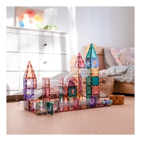 Connetix Pastel Ball Run Set - 106 Parça