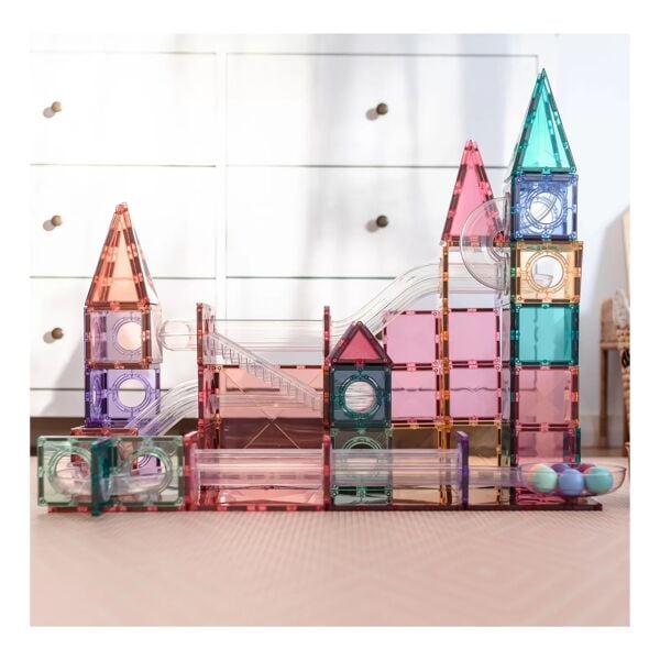 Connetix Pastel Ball Run Set - 106 Parça