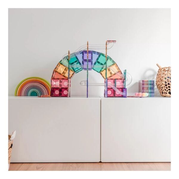 Connetix Pastel Ball Run Set - 106 Parça