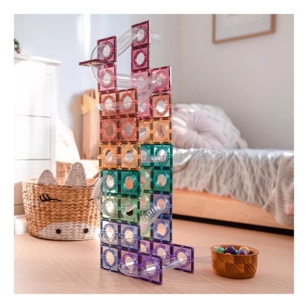 Connetix Pastel Ball Run Set - 106 Parça