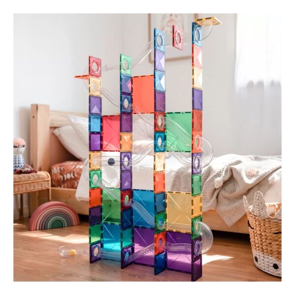 Connetix Rainbow Ball Run Set - 92 Parça