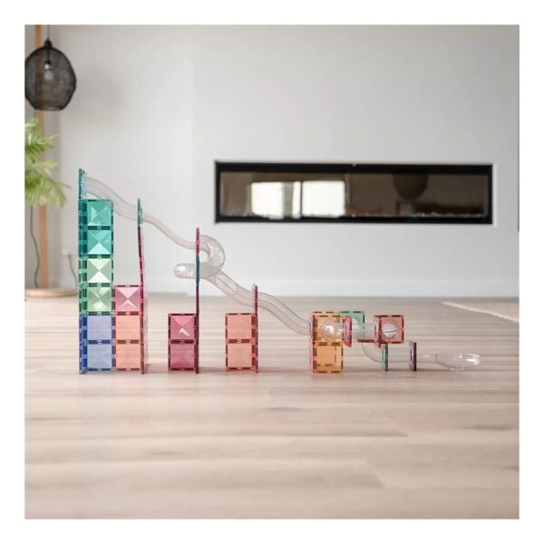 Connetix Pastel Ball Run Expansion Set - 80 Parça