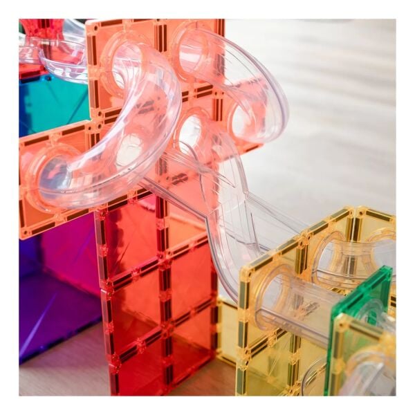 Connetix Rainbow Ball Run Expansion Set - 66 Parça