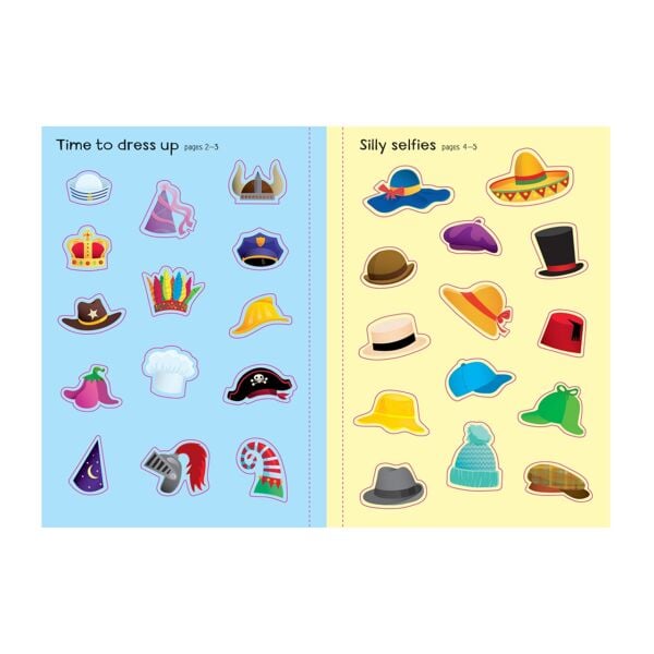 Little First Stickers Funny Hats