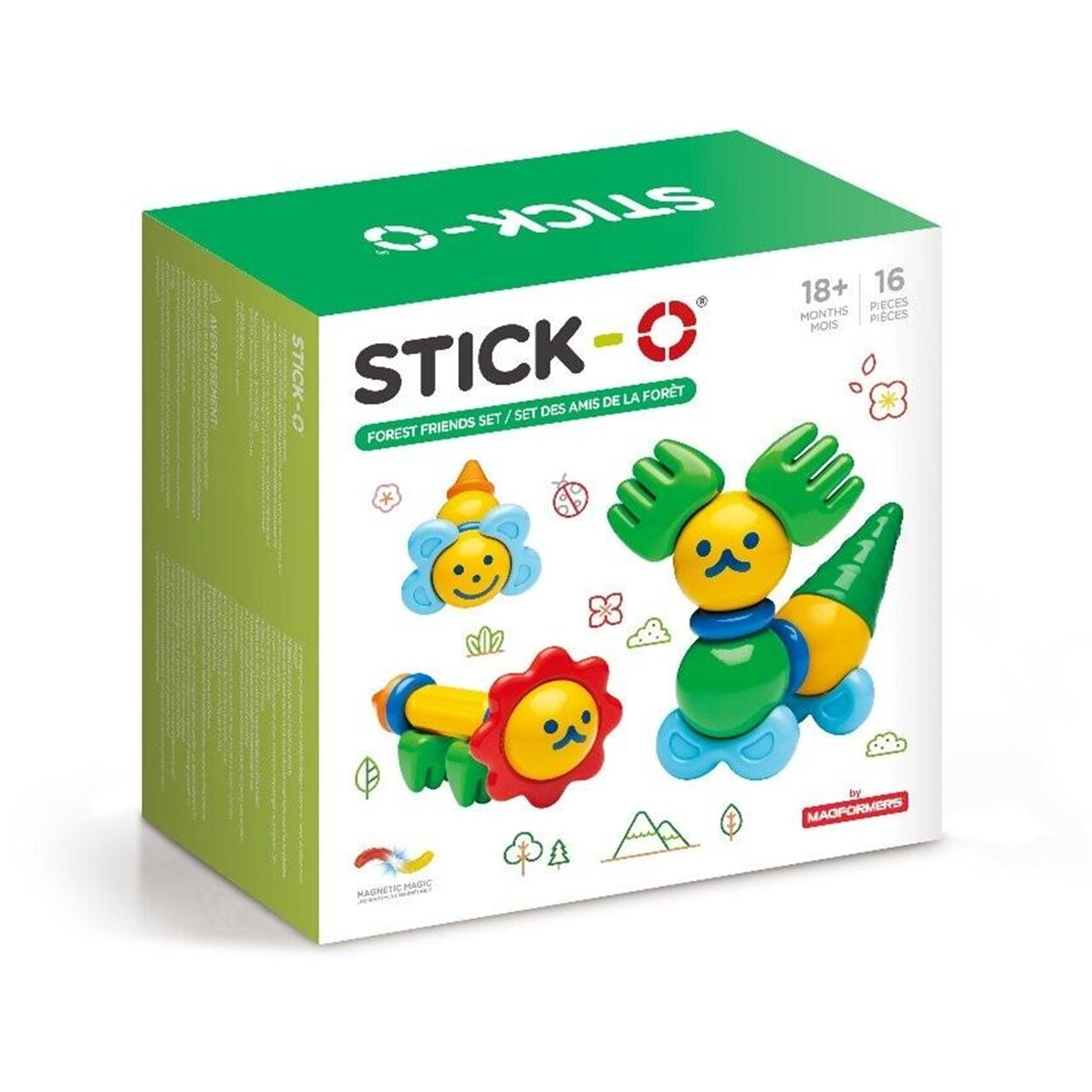 Stick-O Mıknatıslı Orman Hayvanları Seti 16 Parça