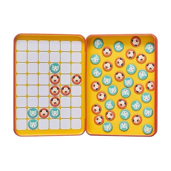 Mıknatıslı Seyahat Oyunu -4 in a Row Cats&d Dogs