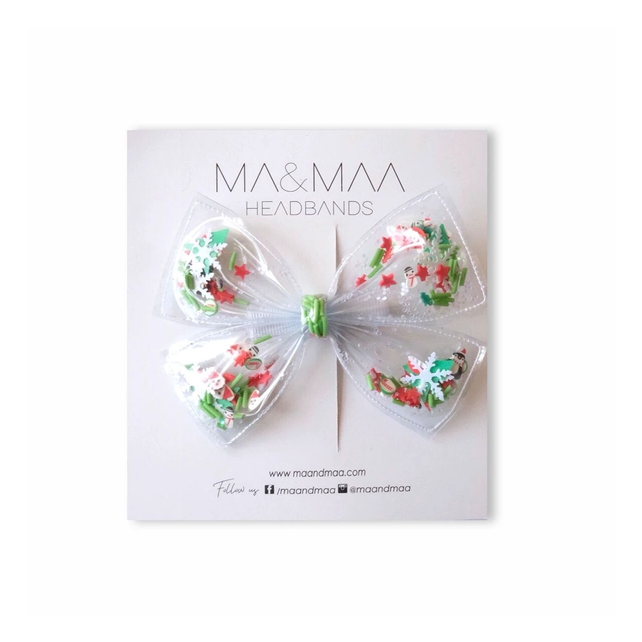 Ma&Maa Ornamet Mini Şeffaf Fiyonk