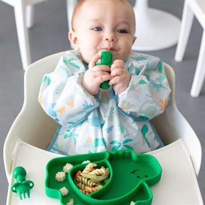 Bumkins Uzun Kollu Önlük (6-24 ay)- Dinosaurs