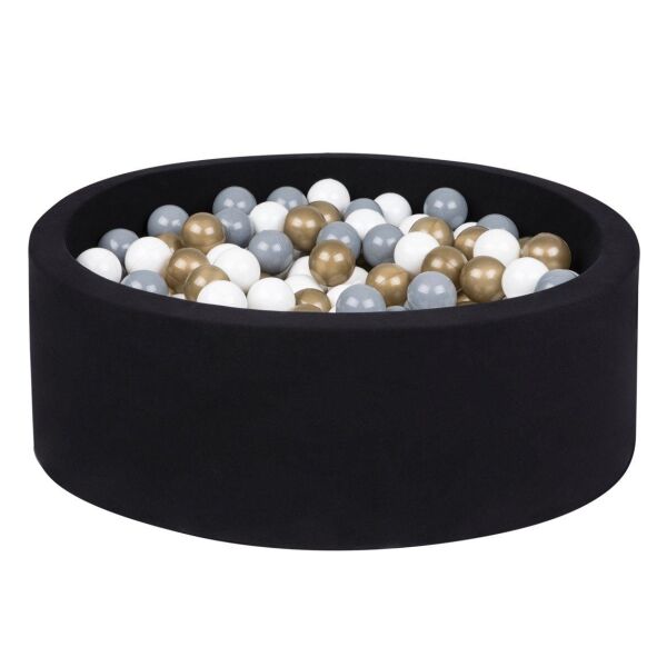 Larisa and Pumpkin Siyah Top Havuzu - Altın Gri Be