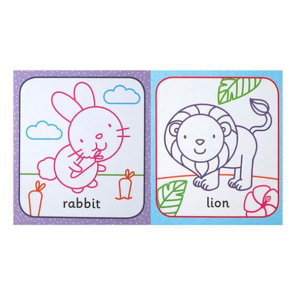 Stay In Line Colouring - First Animals