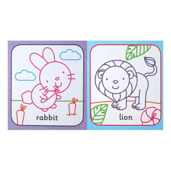 Stay In Line Colouring - First Animals