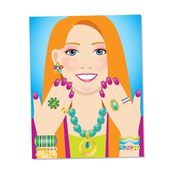 Melissa&Doug Çıkartma Kitabı Takılar & Ojeler