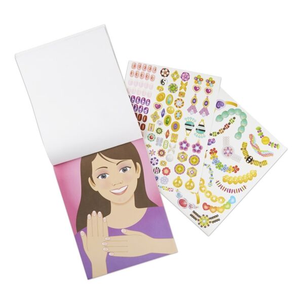 Melissa&Doug Çıkartma Kitabı Takılar & Ojeler