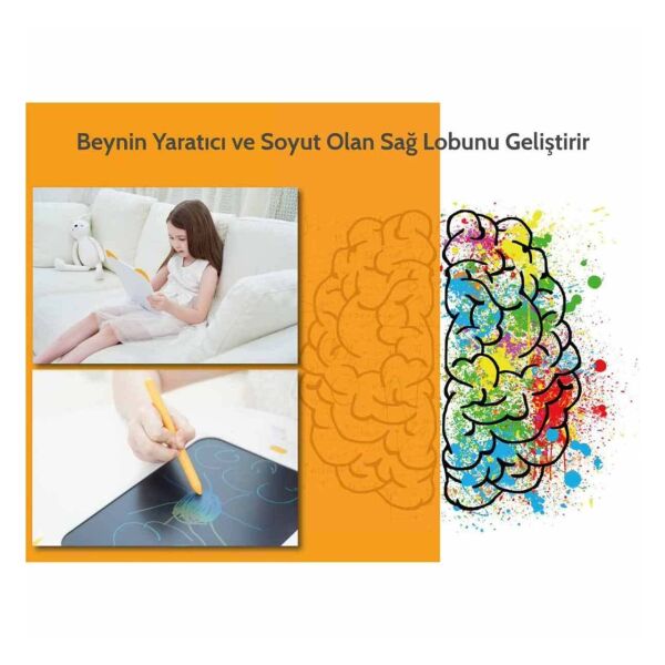 Xiaomi Wicue - 10” Sarı Kedi LCD Dijital Tablet