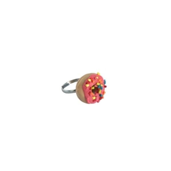Donut Yüzük - Pembe Sprinkle