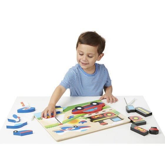 Melissa & Doug Ahşap Tombul Parçalı Yapboz