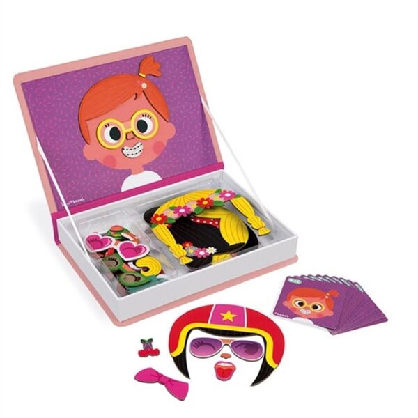 Janod Mıknatıslı Oyun Kitabı Çılgın Yüzler