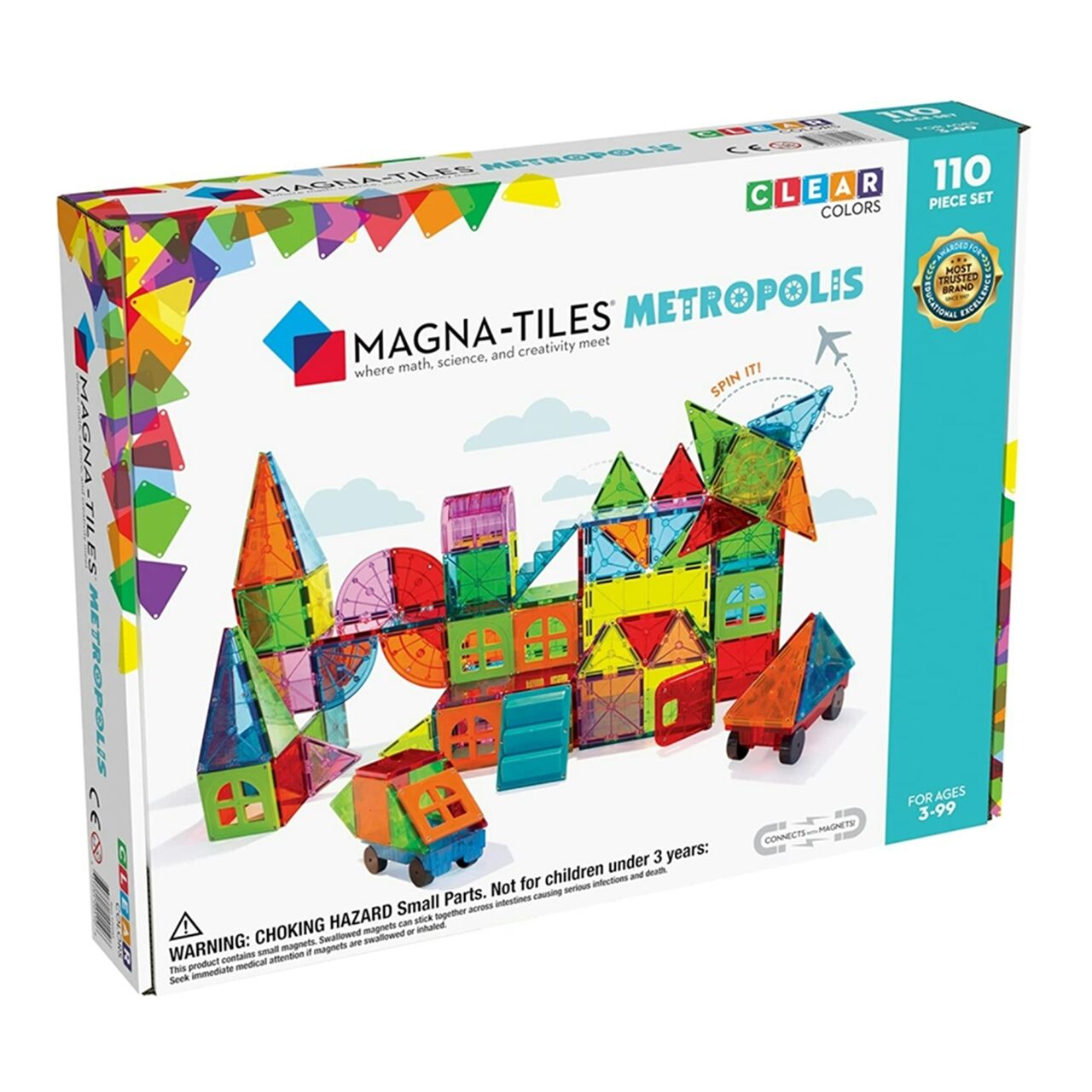 Magna Tiles Metropolis - 110 Parça