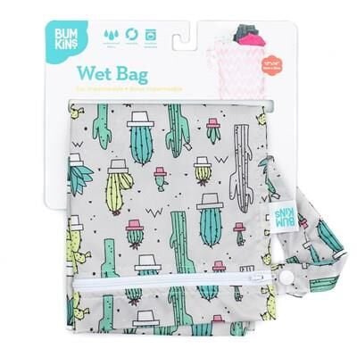 Bumkins Islak/Kirli Çantası- Cacti