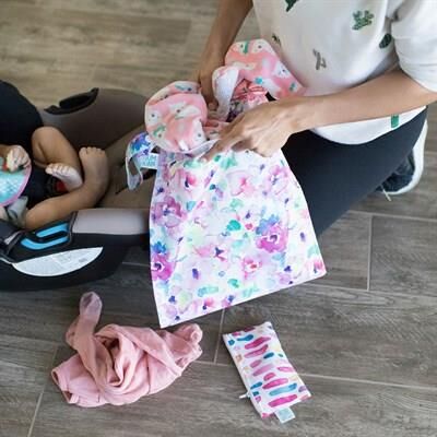 Bumkins Islak/Kirli Çantası- Watercolor