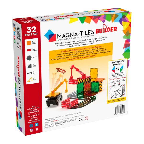 Magna Tiles İnşaat - 32 parça