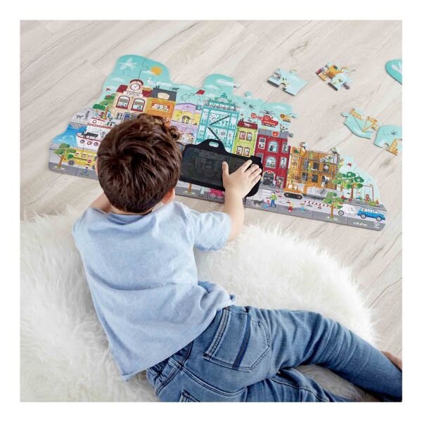 Hape Puzzle Hareketli Şehir Turu