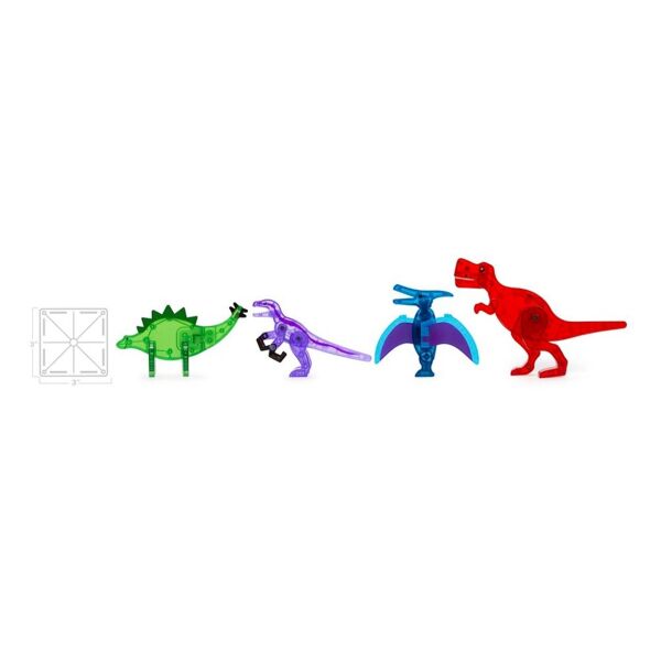 Magna Tiles Dinozor Dünyası - 40 Parça