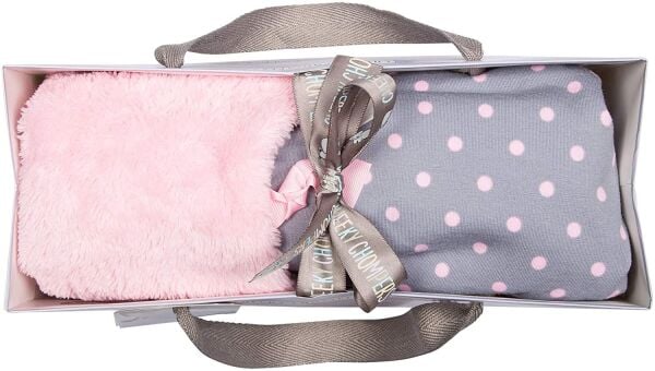Cheeky Chompers Blanket Polka Dot Pink