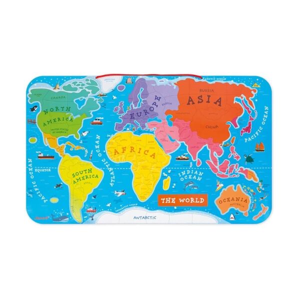 Janod Mıknatıslı Oyun Dünya Haritası