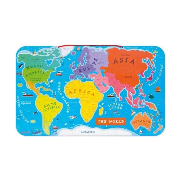 Janod Mıknatıslı Oyun Dünya Haritası