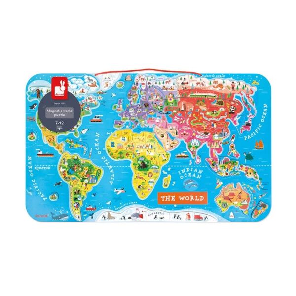 Janod Mıknatıslı Oyun Dünya Haritası