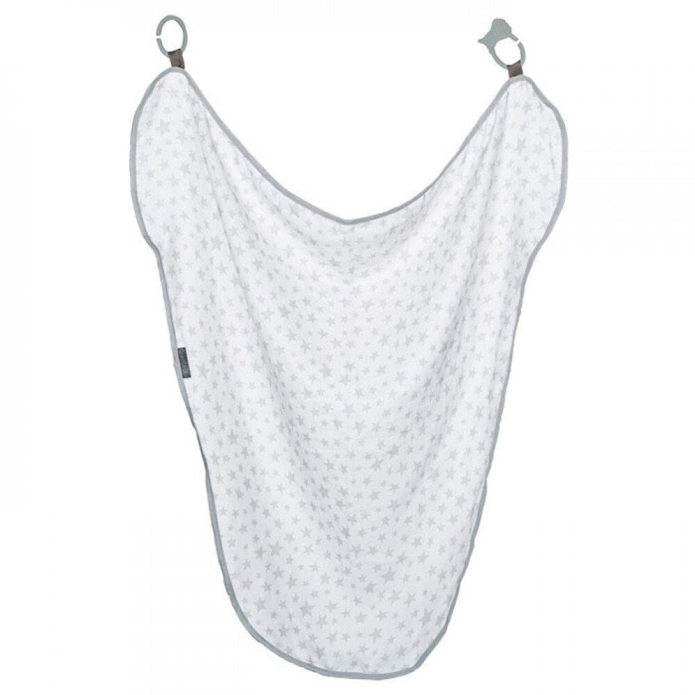 Cheeky Chompers Multimuslin Silver Stars