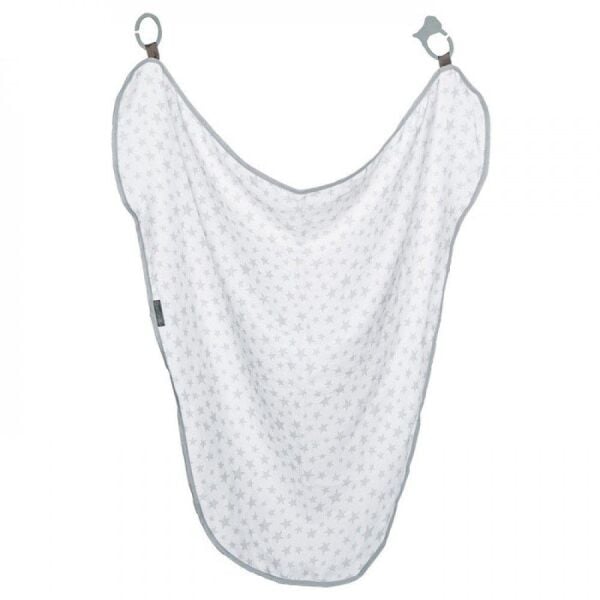 Cheeky Chompers Multimuslin Silver Stars