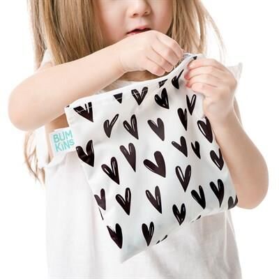 Bumkins Büyük Atıştırma Çantası - Hearts