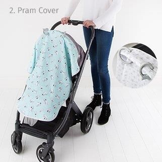 Cheeky Chompers Multimuslin Zebra Dreams