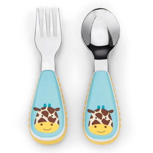 Skip Hop Çatal Kaşık Seti Zürafa