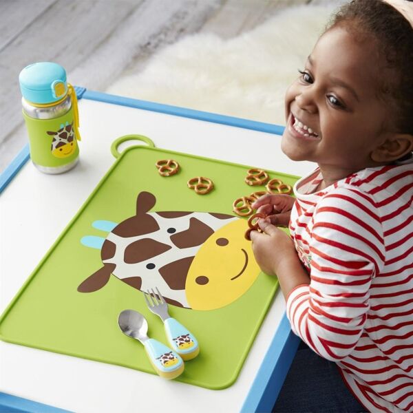 Skip Hop Çatal Kaşık Seti Zürafa