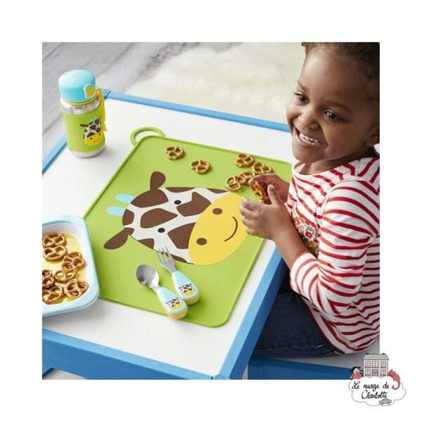 Skip Hop Çatal Kaşık Seti Zürafa