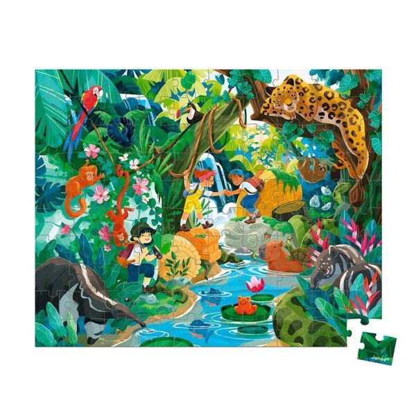 Janod 100 Parça Puzzle - Inka Macerası