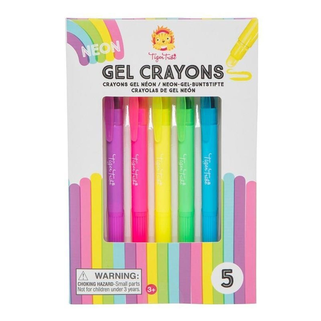 Tiger Tribe 5’li Neon Jel Pastel Boya Kalemi
